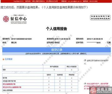 个人信用记录网上查询 怎样在网上查询 个人信用记录