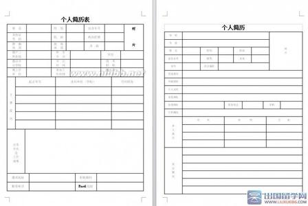 个人简历模板 个人简历表格下载word