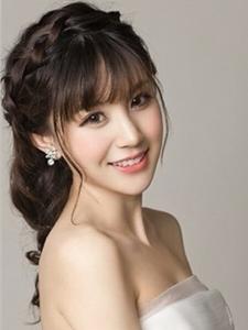 齐刘海新娘发型2016 齐刘海新娘发型图片