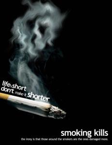 吸烟有害健康创意广告 创意吸烟有害健康广告10则