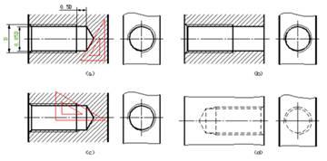 螺纹画法 浩辰CAD技巧 值得借鉴的螺纹画法及标注