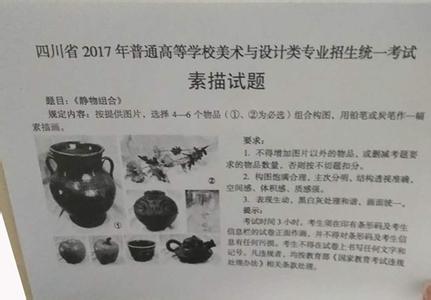 2016江苏省美术统考 四川2016美术统考考试时间为12月5日至6日