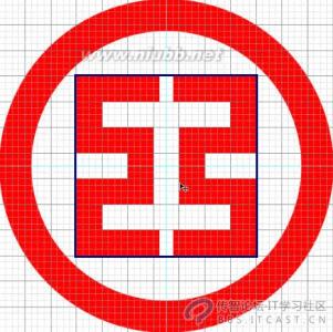 商标绘制 ps零基础绘制工行商标