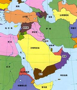 世界地图中东地区 中东地图 中东地图-中东地区