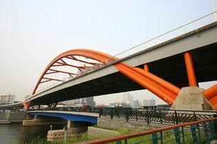 桥梁结构 金钢桥 金钢桥-地理位置，金钢桥-桥梁结构