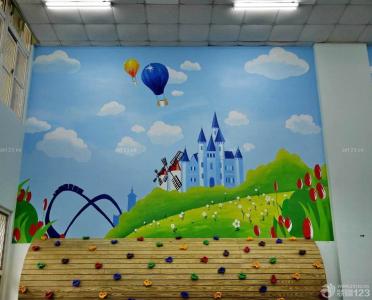 手绘墙画图案大全欣赏 幼儿园手绘墙设计图片欣赏