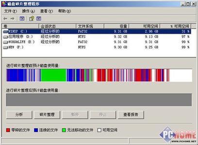 c盘可以磁盘碎片整理吗 磁盘碎片整理有什么用