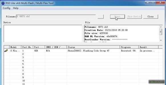 motorola rsd lite Motorola RSD Lite刷机详细图文教程