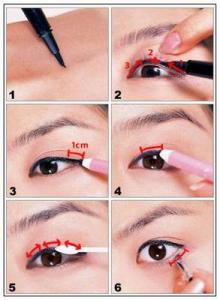 初学化妆怎样画眼线 详细图解教你新手怎么画眼线