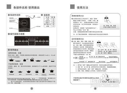 美的电磁炉使用说明书 电磁炉使用说明书 教你正确使用电磁炉