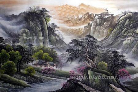 山水画作品欣赏图片 中国山水画作品欣赏-最全中国山水画图片