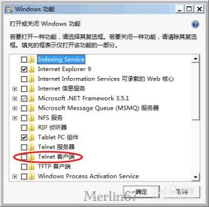 telnet 不是外部命令 telnet不是内部或外部命令怎么办