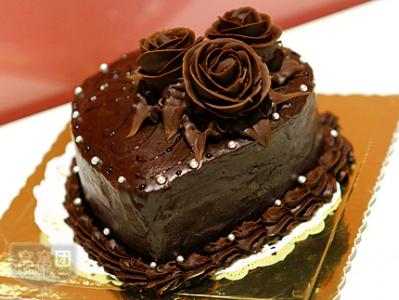 情人节特殊蛋糕 情人节巧克力蛋糕