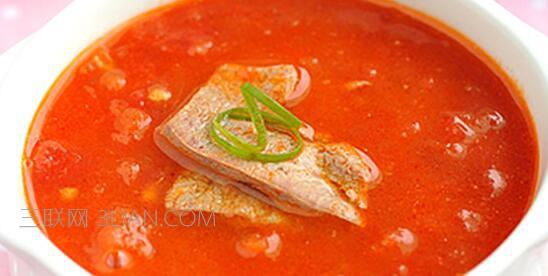 猪肝西红柿浓汤 番茄猪肝浓汤怎么做好吃