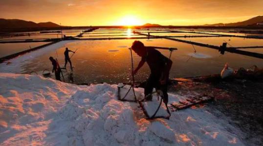 雪落在中国的土地上 幸福沉稳的站在土地上