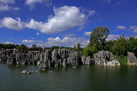 昆明石林风景区图片 昆明石林风景区