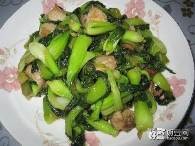 肉片炒油菜 肉片炒油菜(4-6岁)