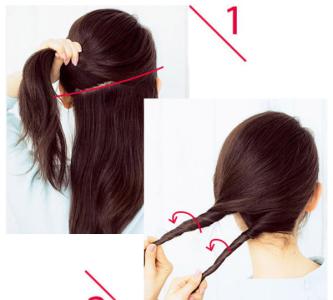 长发发型扎法及步骤 直长发发型扎法步骤(图文)