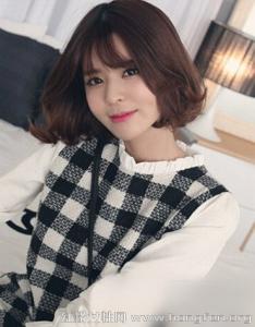 韩式短发烫发发型2017 最新5款好看的韩式烫发发型图片