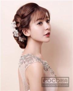 韩式唯美新娘发型图片 韩式婚纱照新娘发型