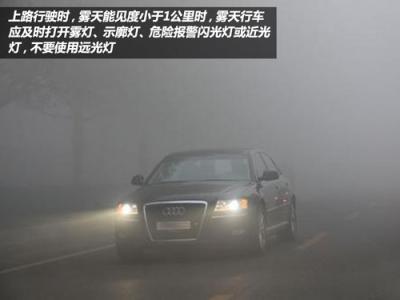 雾霾天气开车有哪些注意事项