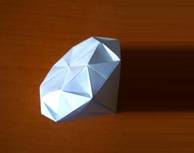 立体钻石的折法图解 立体钻石的折法图解(2)