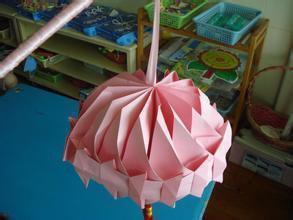 手工折纸灯笼制作方法 折纸灯笼制作方法图解(2)