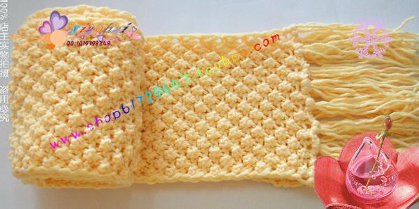 菠萝花围巾的织法视频 菠萝花围巾的织法