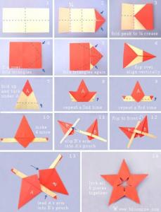 组合五角星的折法视频 组合五角星的折法