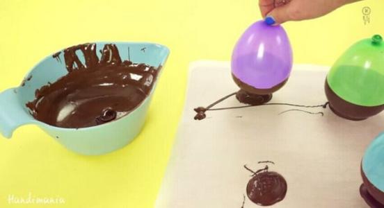 气球巧克力 如何利用气球做巧克力碗
