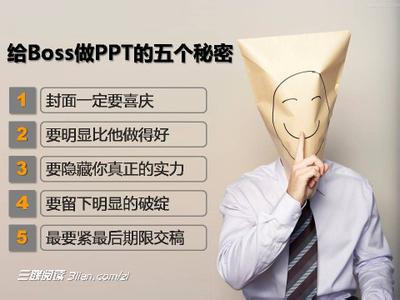 bossppt 如何给BOSS做PPT