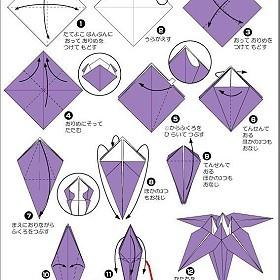最简单的百合花的折法 百合花的折法图解