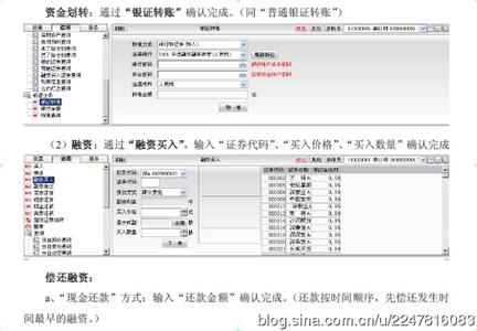 融资融券业务介绍 融资融券操作要点介绍