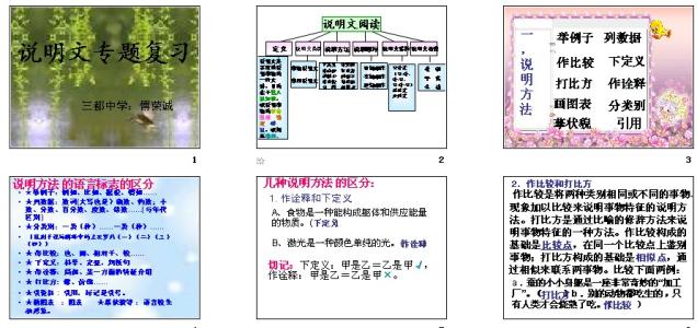 说明文列数字的作用 说明文的数字说理法