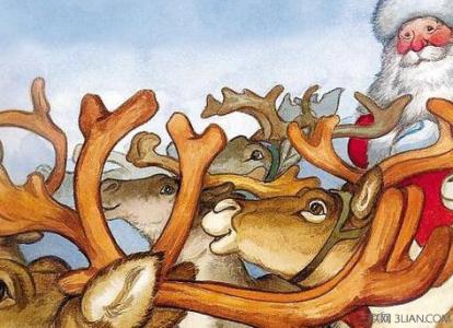 圣诞老人不在家的驯鹿 圣诞老人有几只驯鹿，都叫什么