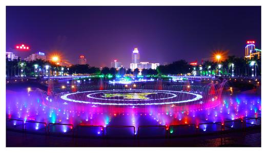 潮州人民广场喷泉时间 潮州人民广场