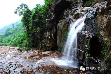 澄迈金山寺 儋州鹿母湾瀑布