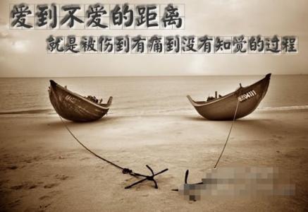 不曾爱过怎会懂得 因为爱过，所以更懂得他的疲惫