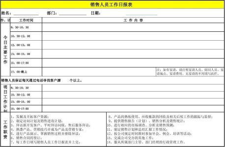 业务员工作报告怎么写 业务员工作报告