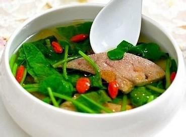 菠菜猪肝汤的营养价值 菠菜猪肝汤
