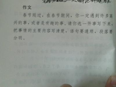 拜年的作文200字 拜年作文100字