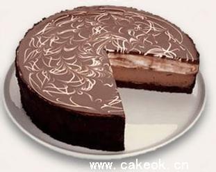 起司巧克力蛋糕 苦甜巧克力起司蛋糕