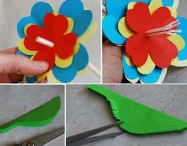 手工花朵制作方法卡纸 花朵剪纸的手工制作方法