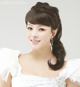 韩式新娘发型 7款优雅韩式新娘发型