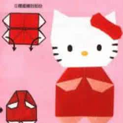 折纸小猫咪 小猫咪的折纸方法