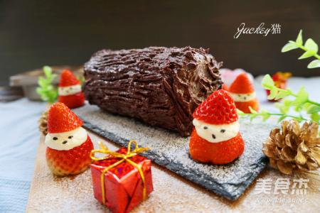 树桩蛋糕的做法 圣诞节树桩蛋糕的做法