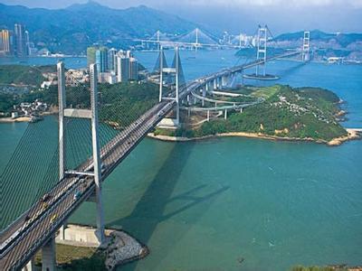 香港青马大桥图片 香港青马大桥