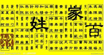 百家姓姓氏起源 百家姓别，别姓氏的历史起源、来源