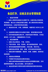 食品安全自查制度范文 食品运输管理制度范文推荐