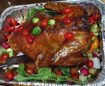 感恩节烤火鸡 感恩节美式烤火鸡的做法